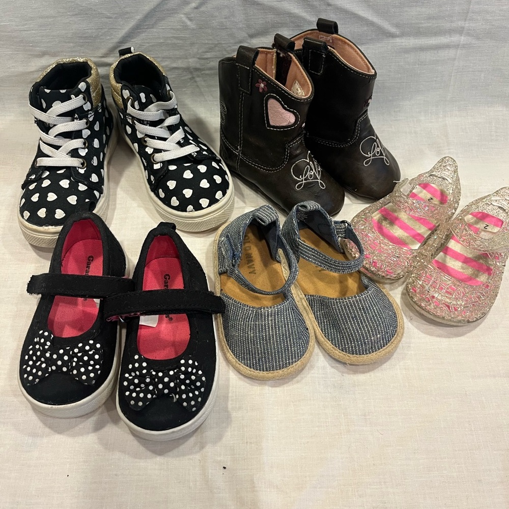 Lot of Assorted Toddler Shoes